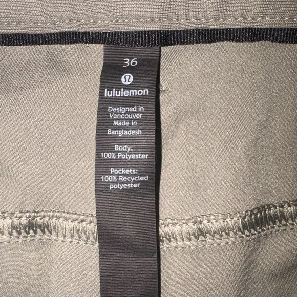 Lululemon ABC Classic Fit Pants Men's size 36 - Picture 8 of 15